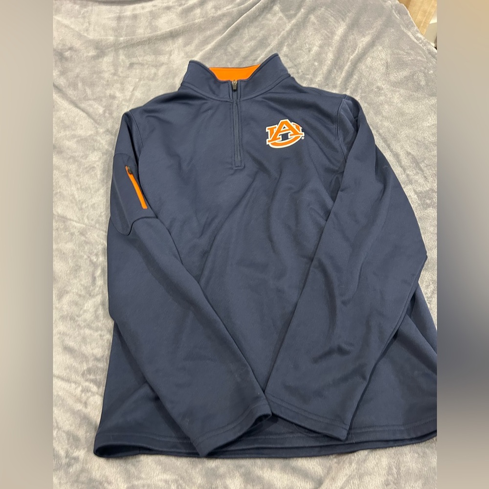 Colosseum Auburn Tigers 1/4 Zip Pullover - Men’s L 🐅🧡💙